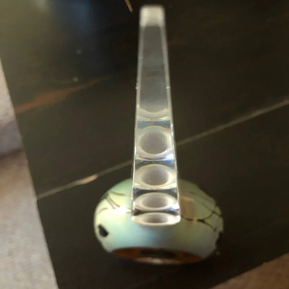 ***SOLD!!!**** Zweifel one of a kind glass perfume bottle  falling heart design. - Picture 10 of 12